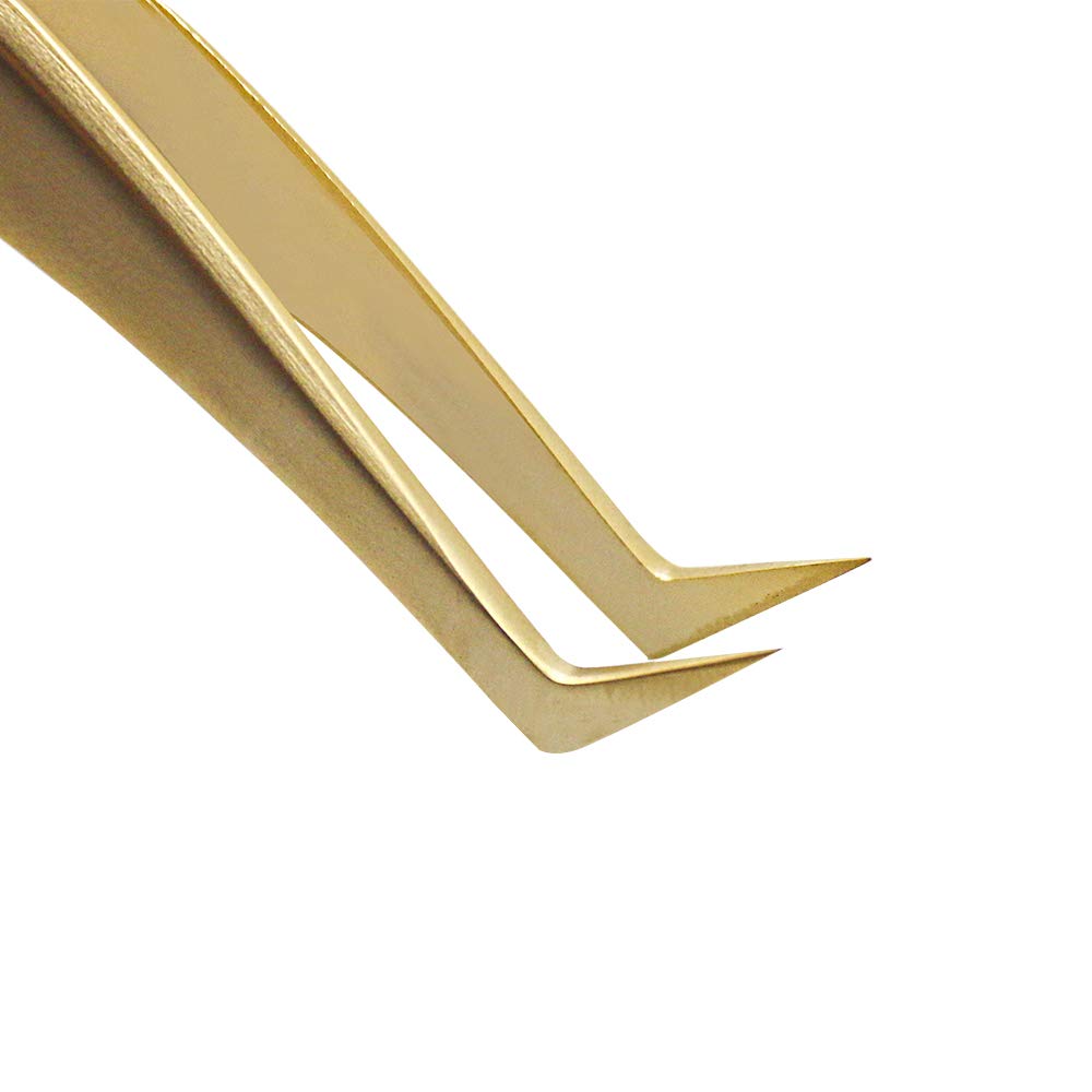 Ms.Queen Eyelash Extension Tweezers Set-Precision Tweezers for 2D-6D Volume&Individual False Lashes