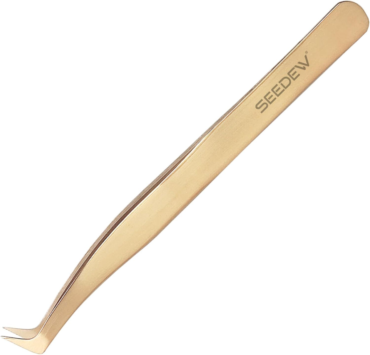 Tweezer Eyelash Extensions 1 PCS Stainless Steel 90 Degree Pointy Boot L Shape Tweezer Isolation