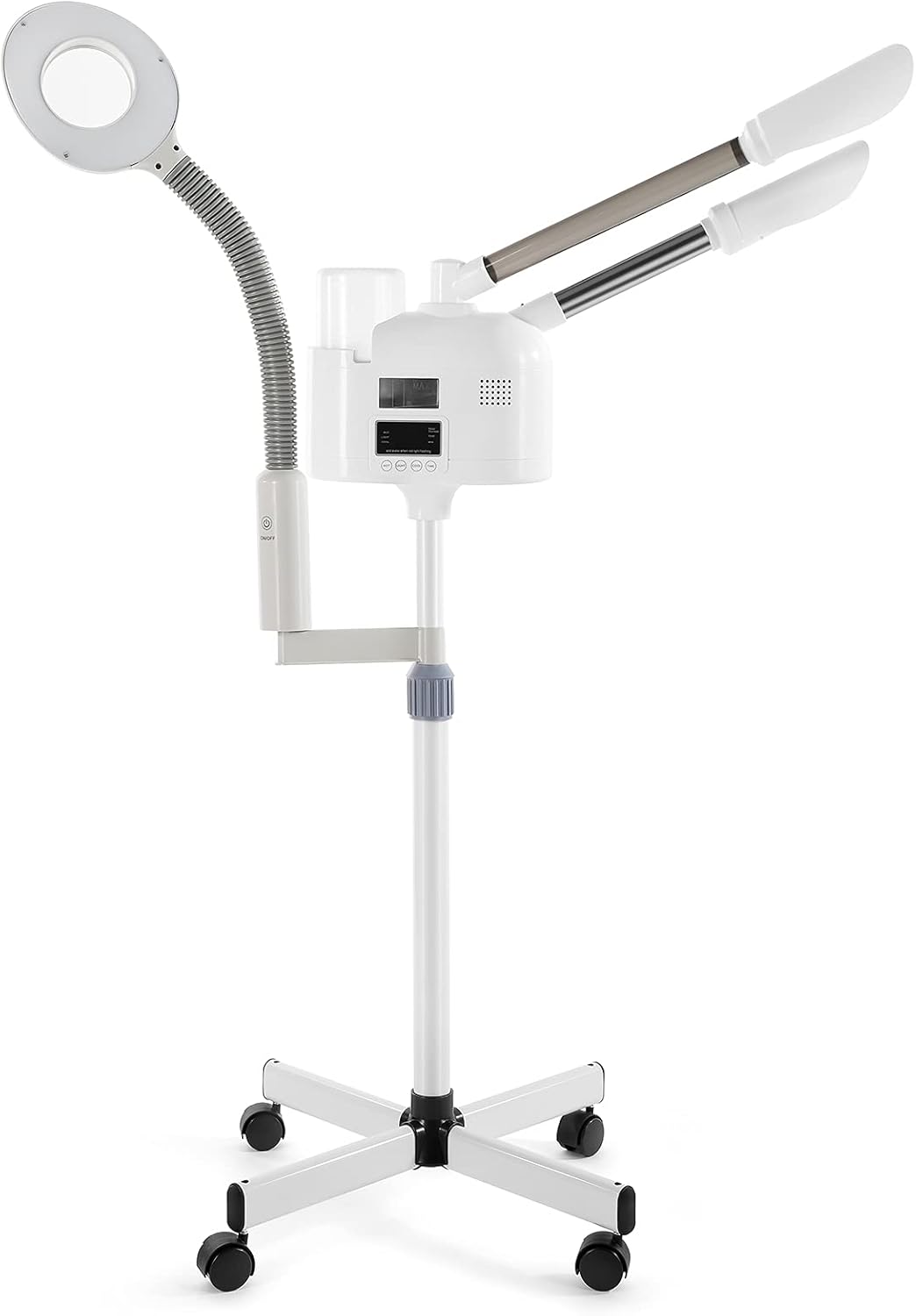Professional 3 in 1 Facial Steamer Upgrade Esthetician Steamer with hot & Cold Nozzle 5X LED