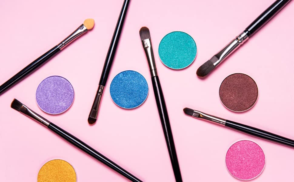 Mardi Gras Shimmering Purple Pink Violet Pressed Powder Single Vegan Eyeshadow; Talc, Paraben &