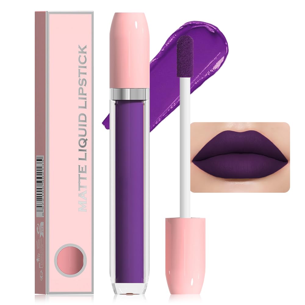 BINGBRUSH Super Matte Longwear No-Budge Stay On Smudge Proof Liquid Lipstick Long Lasting Makeup