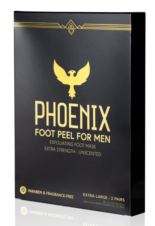 (Pack of 2) for Men - Extra Large - Extra Strength - Exfoliating Dry Feet Treatment - Callus