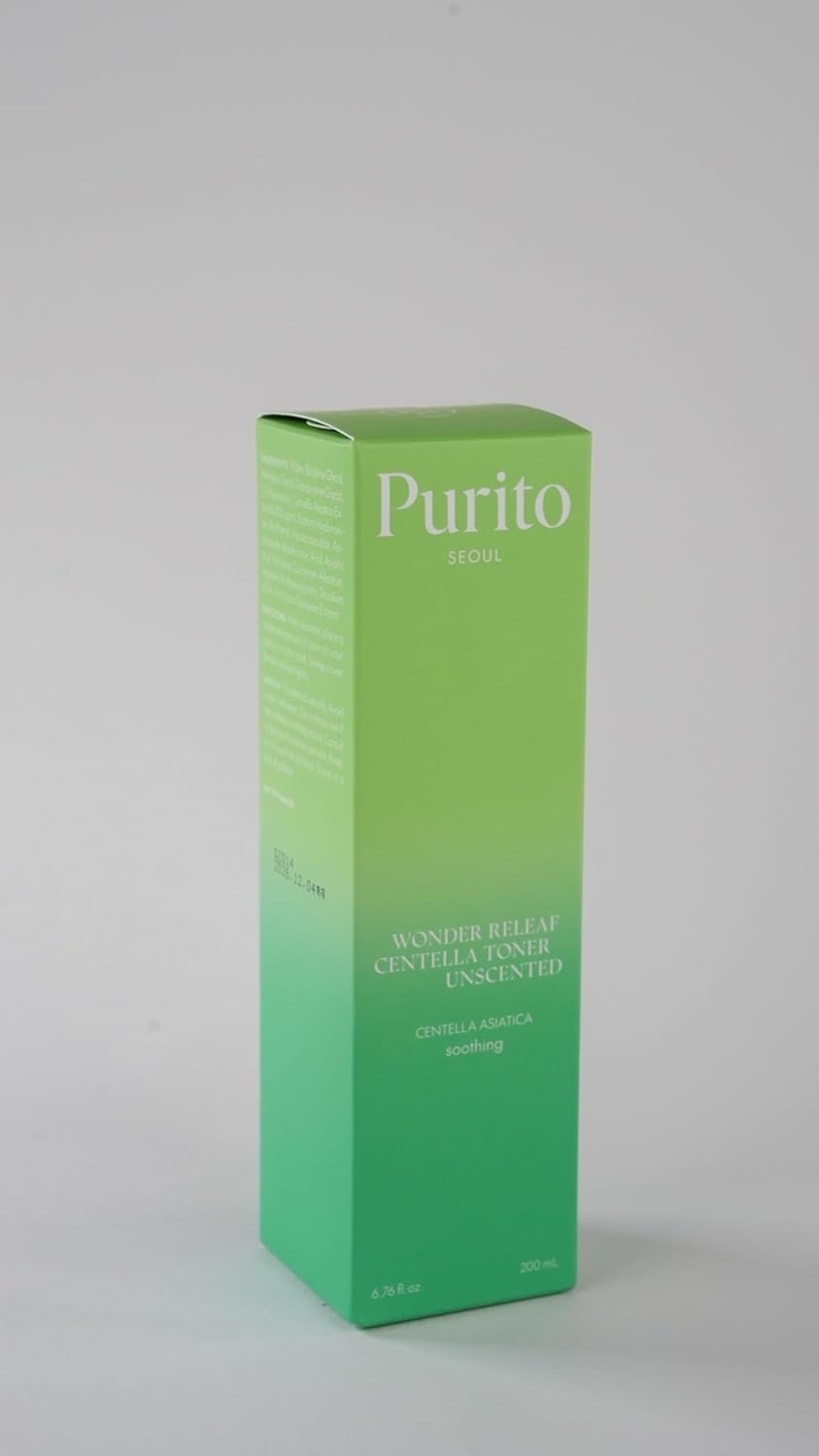 PURITO Seoul Wonder Releaf Centella Toner Unscented Korean Centella, for Sensitive Skin, Soothing