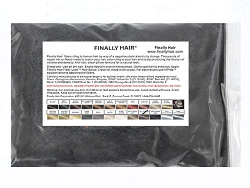 Hair Building Fibers 100 Grams Refill Your Existing Bottle. Highest Grade Fiber By Finally Hair