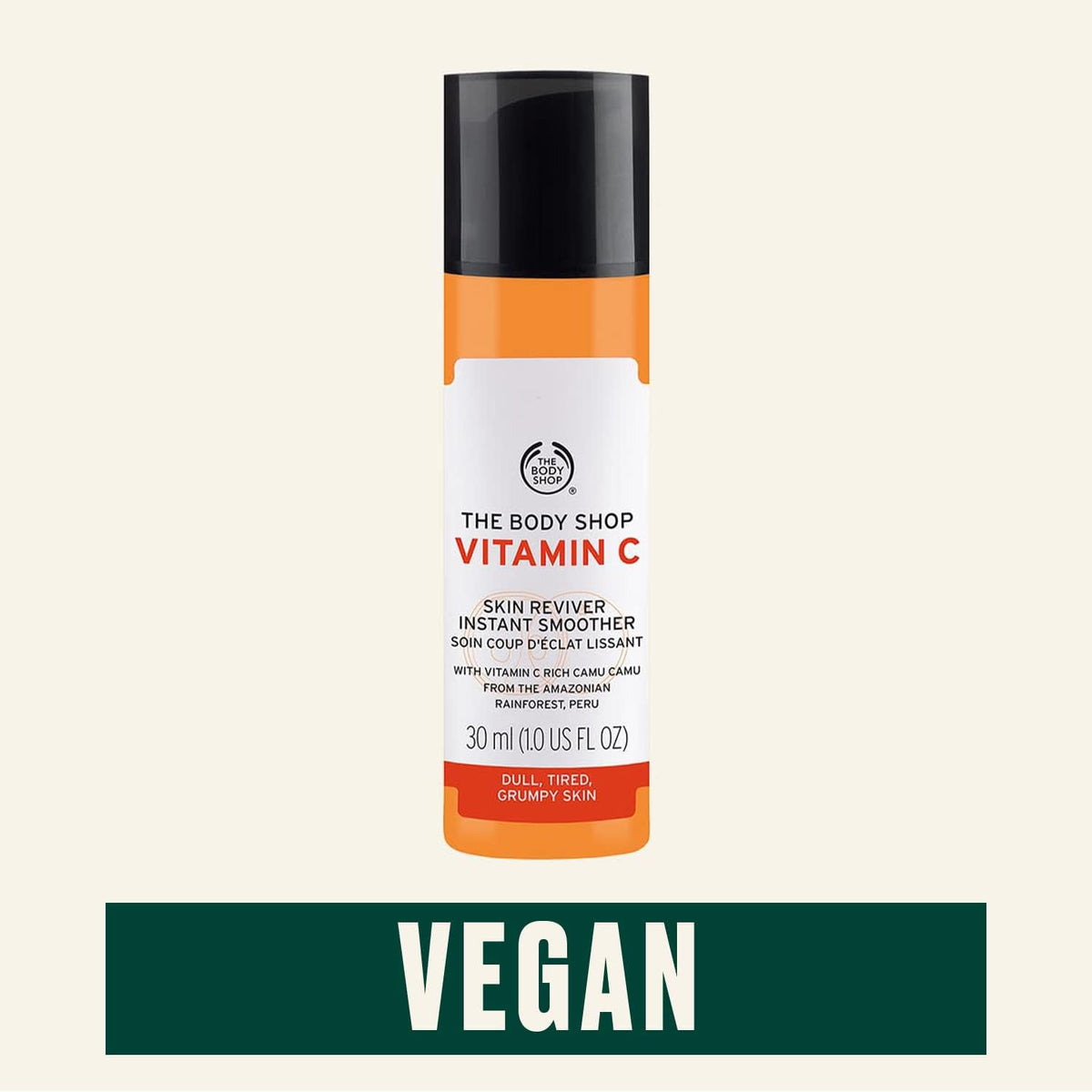 The Body Shop Vitamin C Skin Boost Instant Smoother – Refreshing, Skin-Softening Serum for Youthful