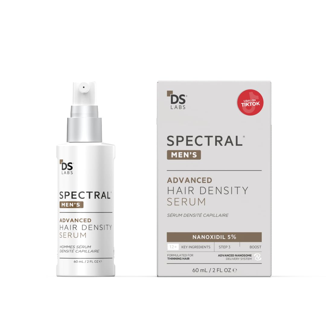 DS Labs Spectral Men’s Hair Density Serum (formerly Spectral.DNC-N), 60mL - Lightweight Leave-In
