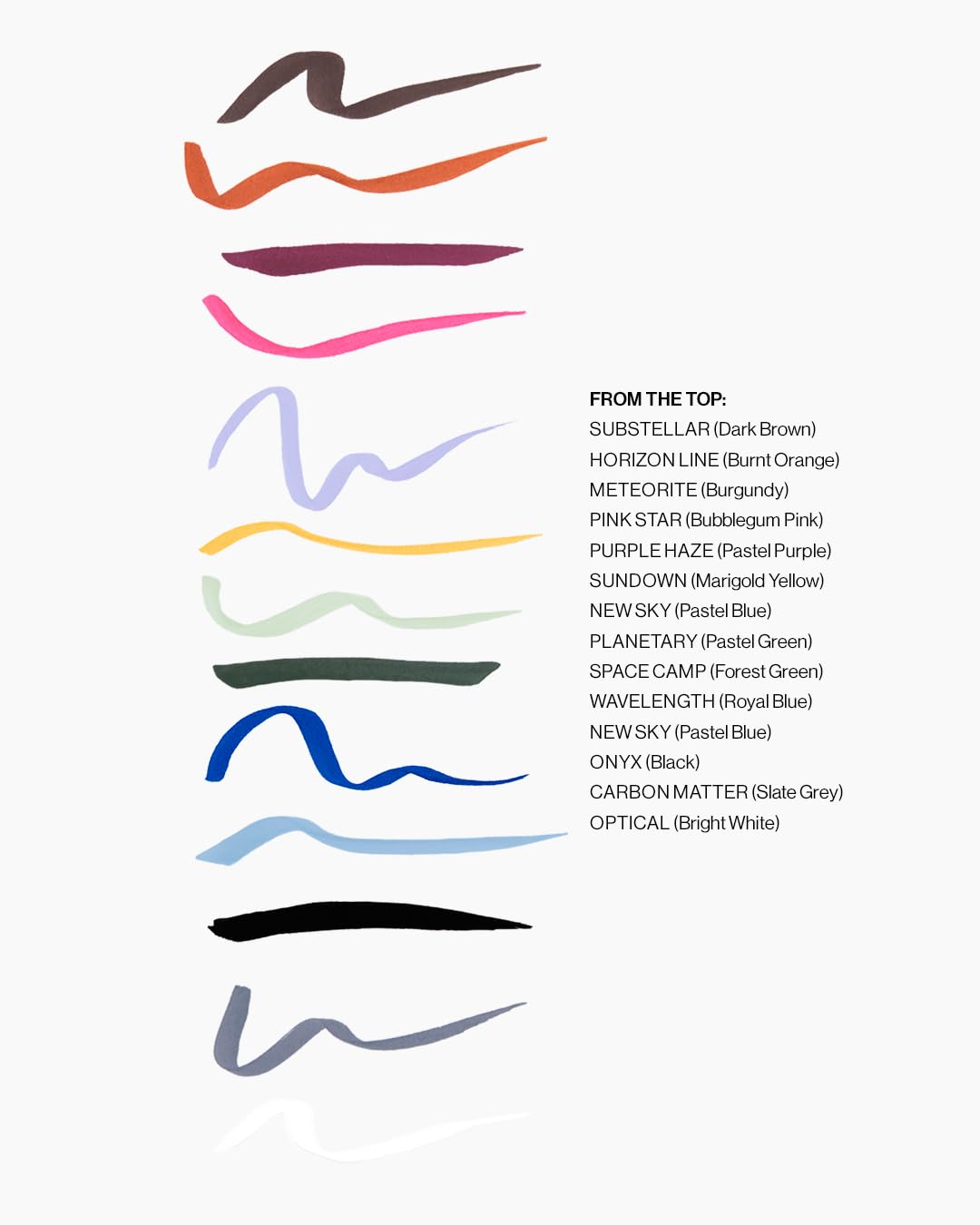 MAKE Beauty Liquid Line Waterproof Liquid Eyeliner Pen. Smudge-Proof Felt Tip for Precise