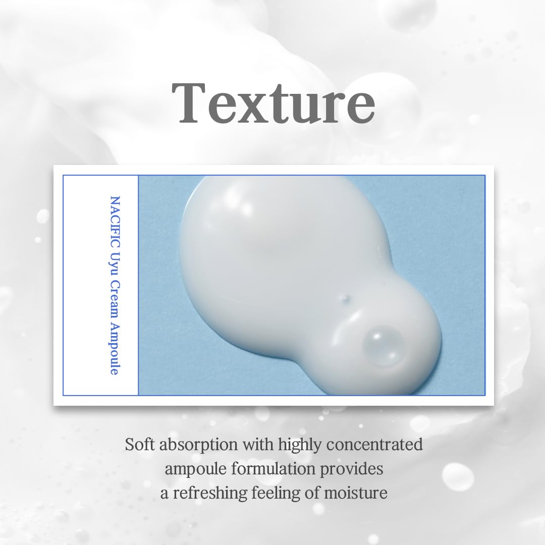 NACIFIC] Uyu Cream Ampoule 1.69fl. oz. 50ml with Jeju milk extract Essence Ceramide 5 complex