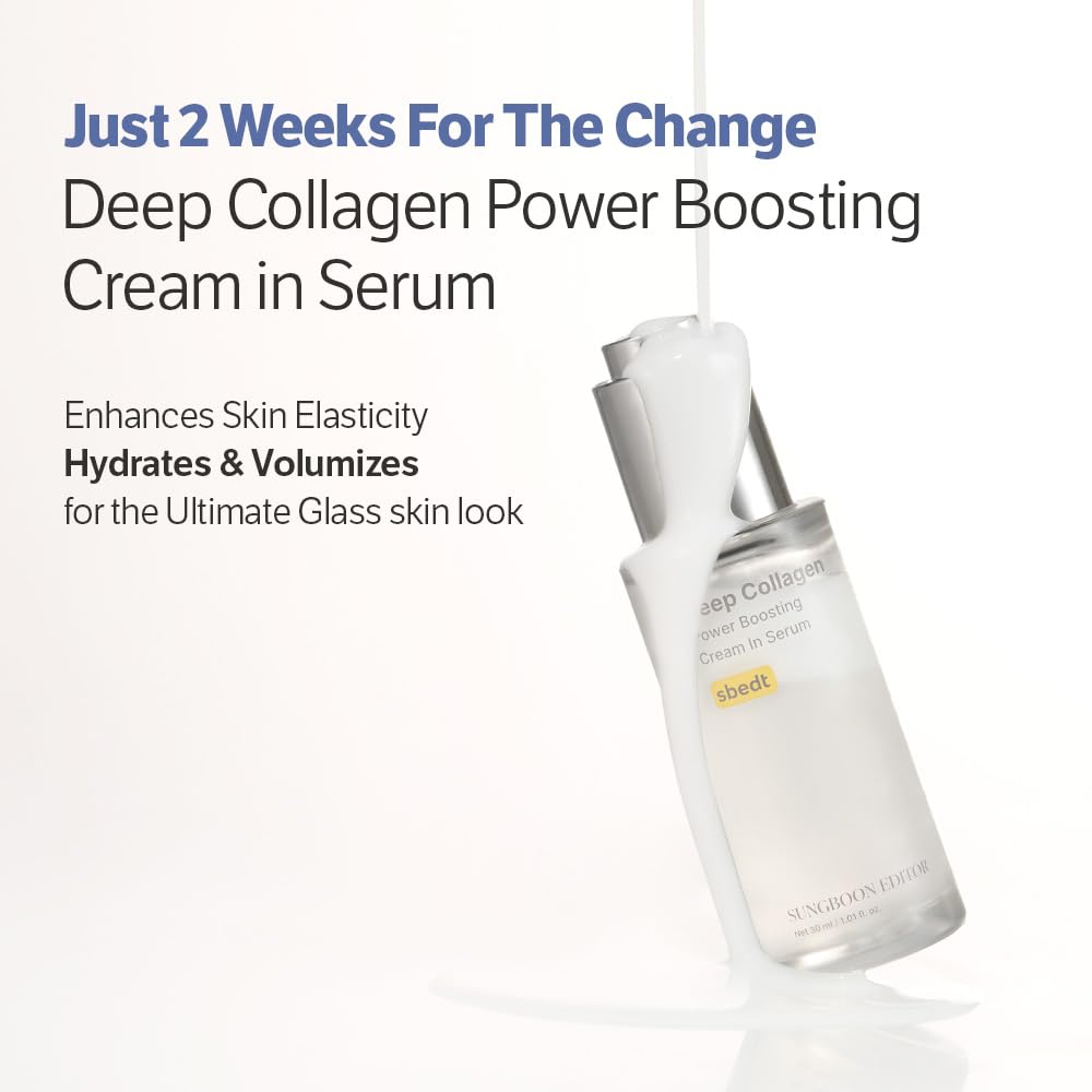 SUNGBOON EDITOR Deep Collagen Anti-Wrinkle Cream In Serum | Volufiline, Real Collagen, Skin