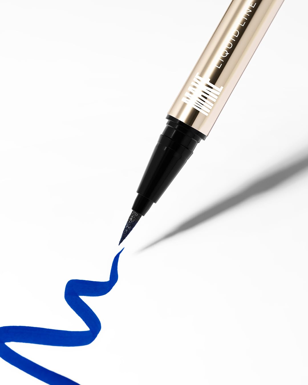MAKE Beauty Liquid Line Waterproof Liquid Eyeliner Pen. Smudge-Proof Felt Tip for Precise