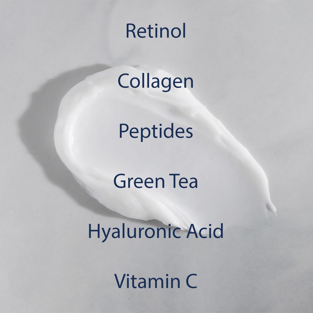 Retinoid Cream - 4.25% Retinol Night Moisturizer for Face & Neck with Collagen, Peptides &