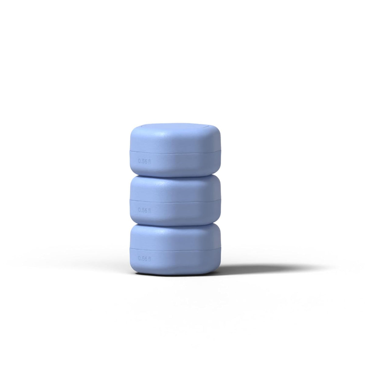 Cadence Travel Containers Basic Skincare Set - Magnetic Containers with Lids,Carry On Travel