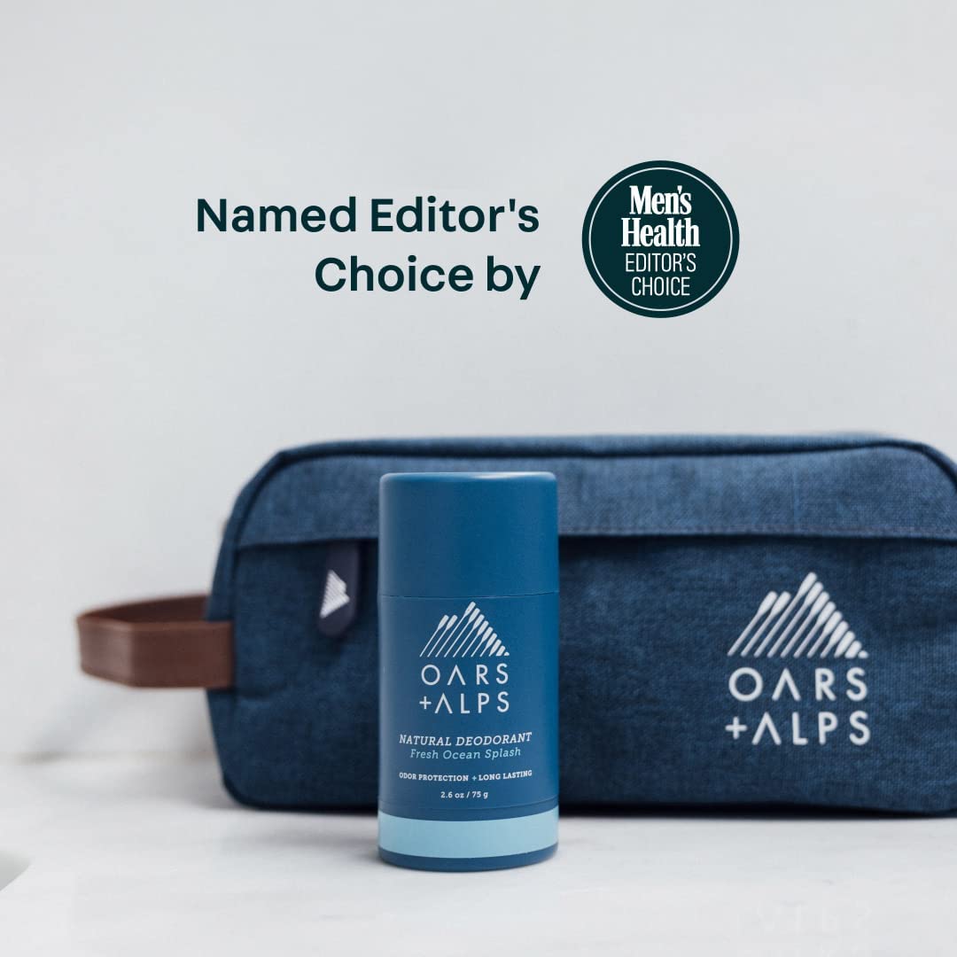 Oars + Alps Aluminum Free Deodorant for Men and Women, Dermatologist Tested and Made with Clean