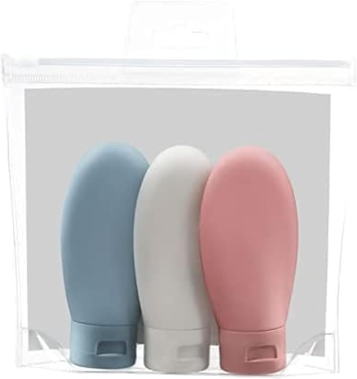 Travel Bottle, 3 Pcs Leak Proof Refillable Squeezable Containers Set(60 ml) with Label and