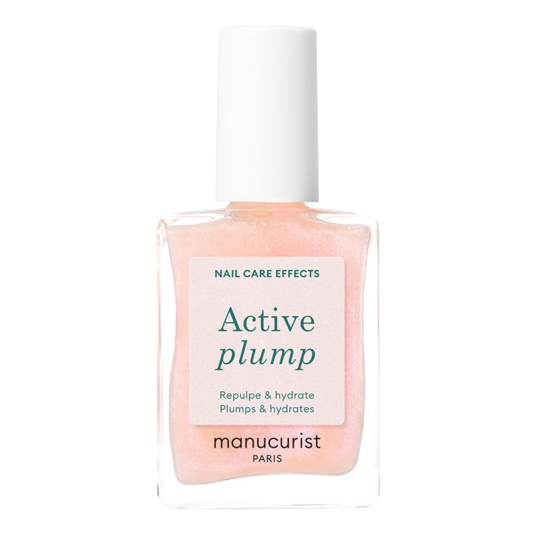 Manucurist Active Plump Nail Polish & Care - Collagen & Peach Extract - No Lamp - Nail Hydrator