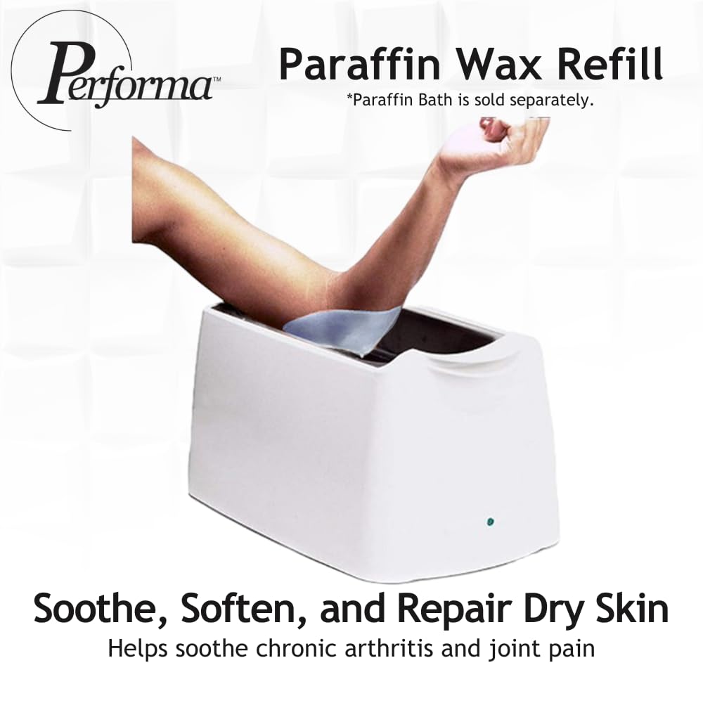 Performa Paraffin Wax Refill, 1 Pound Lavender Scented Beads, Case of 6, Paraffin Bath Wax, Medical