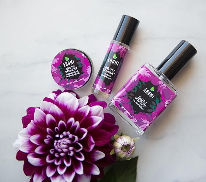 Aromi Solid Perfume | Floral Fragrance, Red Currant, Tuberose, Woodsy Scent, Vegan, Cruelty-free