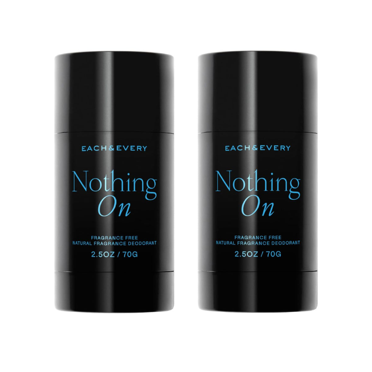 Each & Every Aluminum Free Deodorant for Men & Women, Unscented - Fragrance-Free All Natural