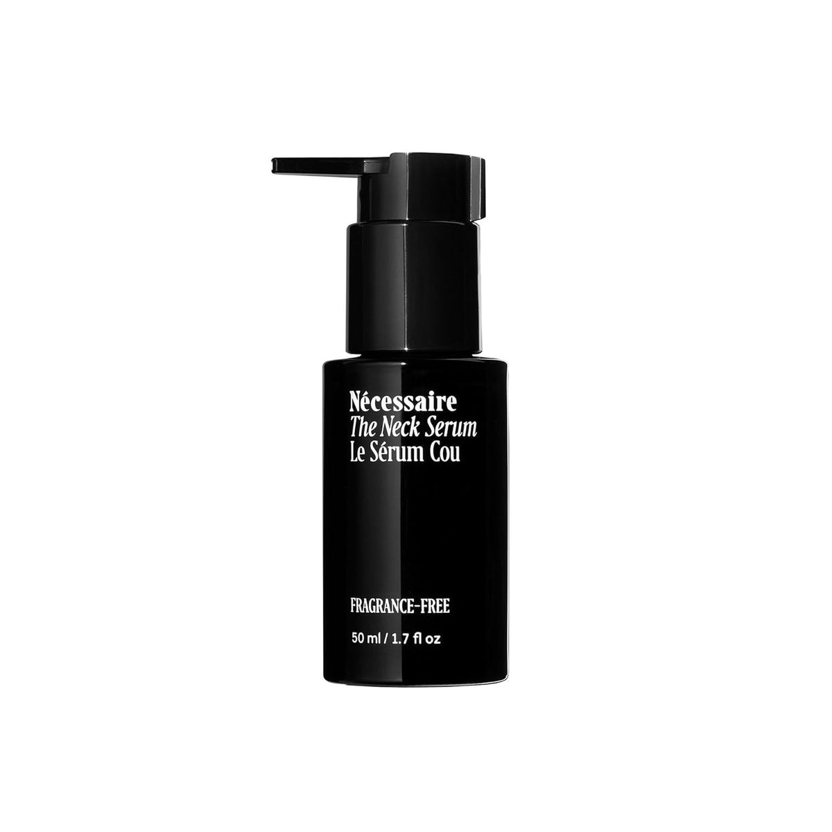 Nécessaire The Neck Serum. Fragrance-Free. 5 Peptides for Tech + Aged Neck. Skin Feels Firm, Looks