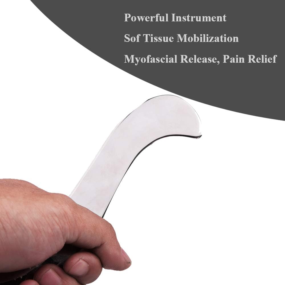 FeelFree Sport Stainless Steel Guasha Scraping Massage Tool-Muscle Scraper Tool for Soft Tissue
