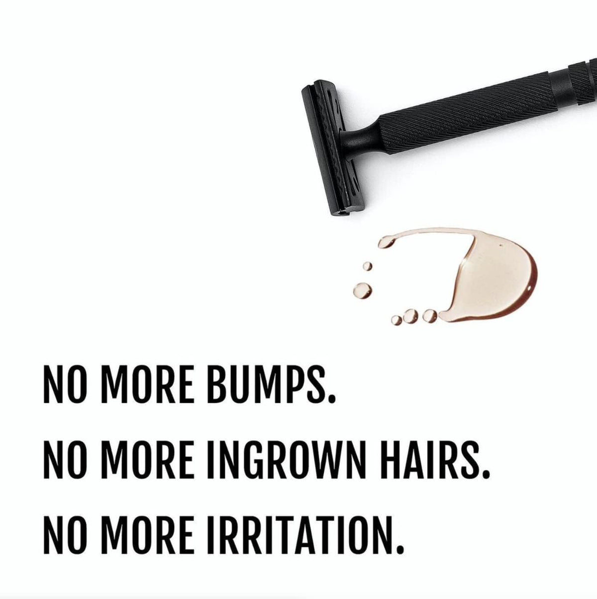ALL-NATURAL Shaving Oil - No Razor Burn or Bumps | Hydrating | Beard & Bikini Lines | Silky Smooth