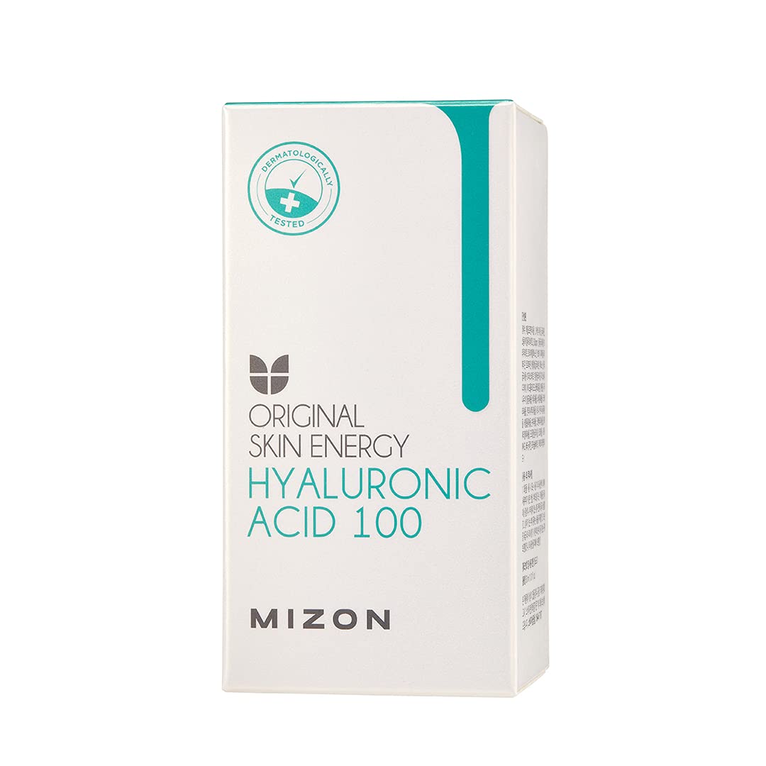 MIZON Hyaluronic Acid 100 Serum – Pure Hyaluronic Acid for Deep Hydration, Plumping & Skin Barrier