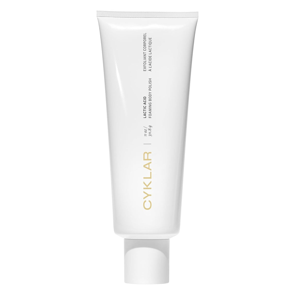 Lactic Acid Foaming Body Polish – Exfoliating Body Wash with Chemical & Physical Smoothers
