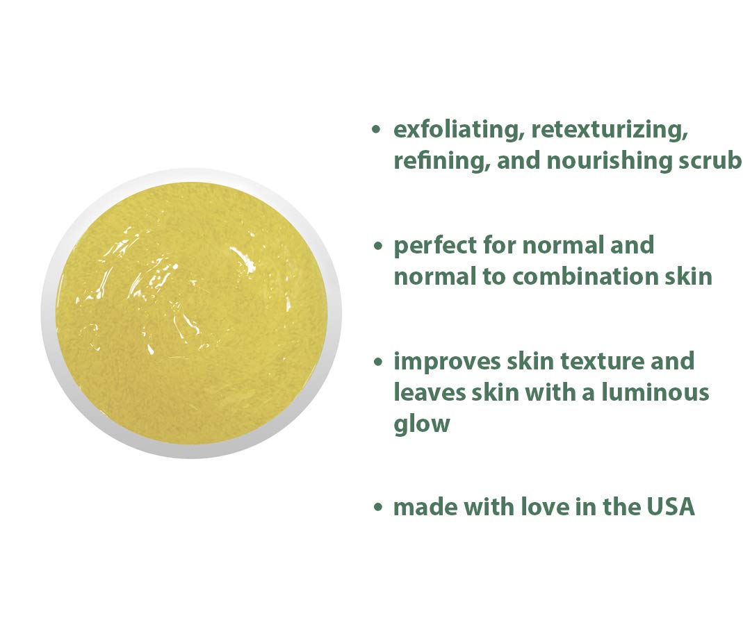 RAYA Pineapple Enzyme Facial Scrub (120) | Exfoliating and Refining Facial Scrub for Combination