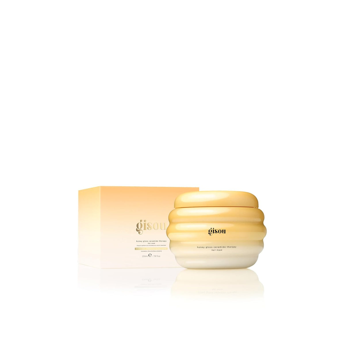 Gisou Honey Gloss Ceramide Therapy Hair Mask, Deep Hydration & Repair, Mirsalehi Honey, Ceramides &
