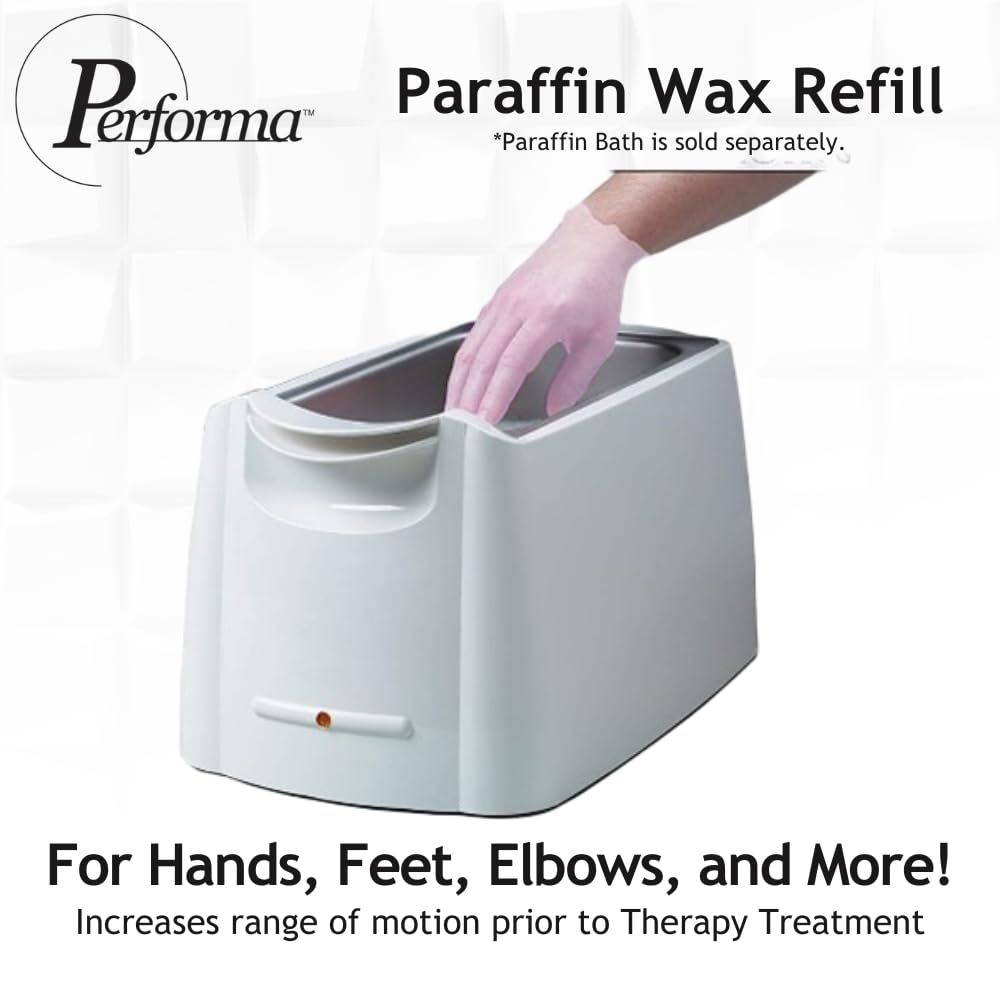 Performa Paraffin Wax Refill, 1 Pound Lavender Scented Beads, Case of 6, Paraffin Bath Wax, Medical