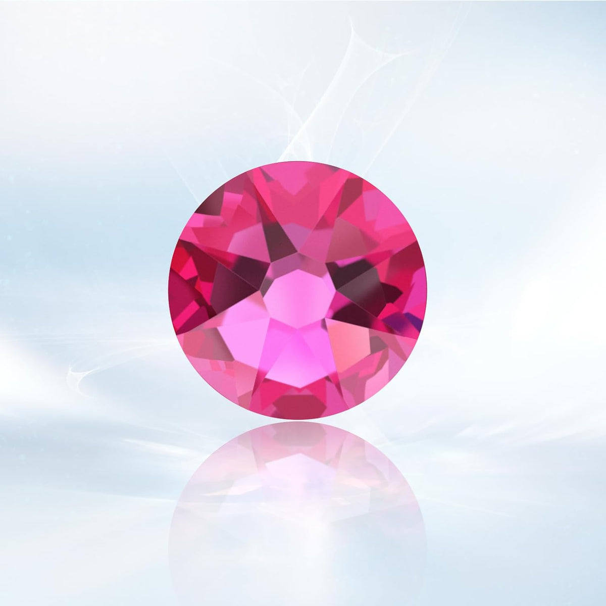 Novani Fuchsia Rhinestones 1440pcs Flat Back Round Rhinestone Style 2088 Sparkly Crystal Gemstones
