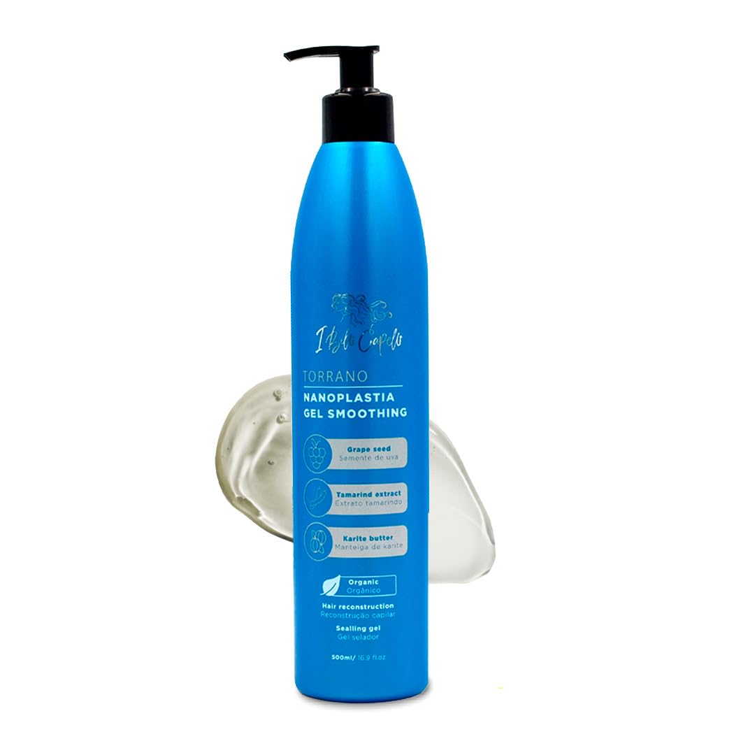 Torrano Gel Keratin Hair Treatment -Straightening in 1 Step, Formaldehyde Free-Nanoplastia Para