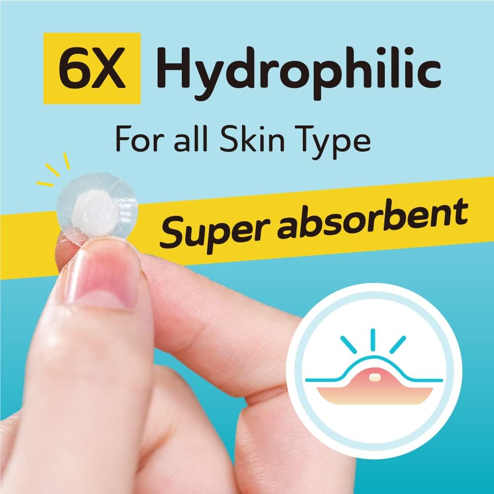 Invisible Pimple Patches for Cystic Acne - Ultra Thin Hydrocolloid Acne Patches & Zit Stickers