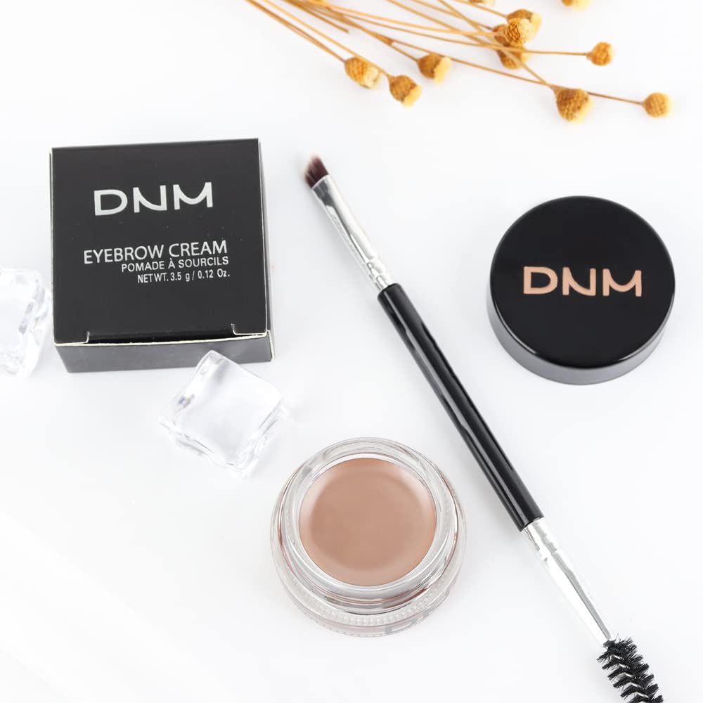 evpct Blonde Eyebrow Powder Pomade Gel Shaper Makeup Kit with Dual-ended Brush, Eyebrow Stencils