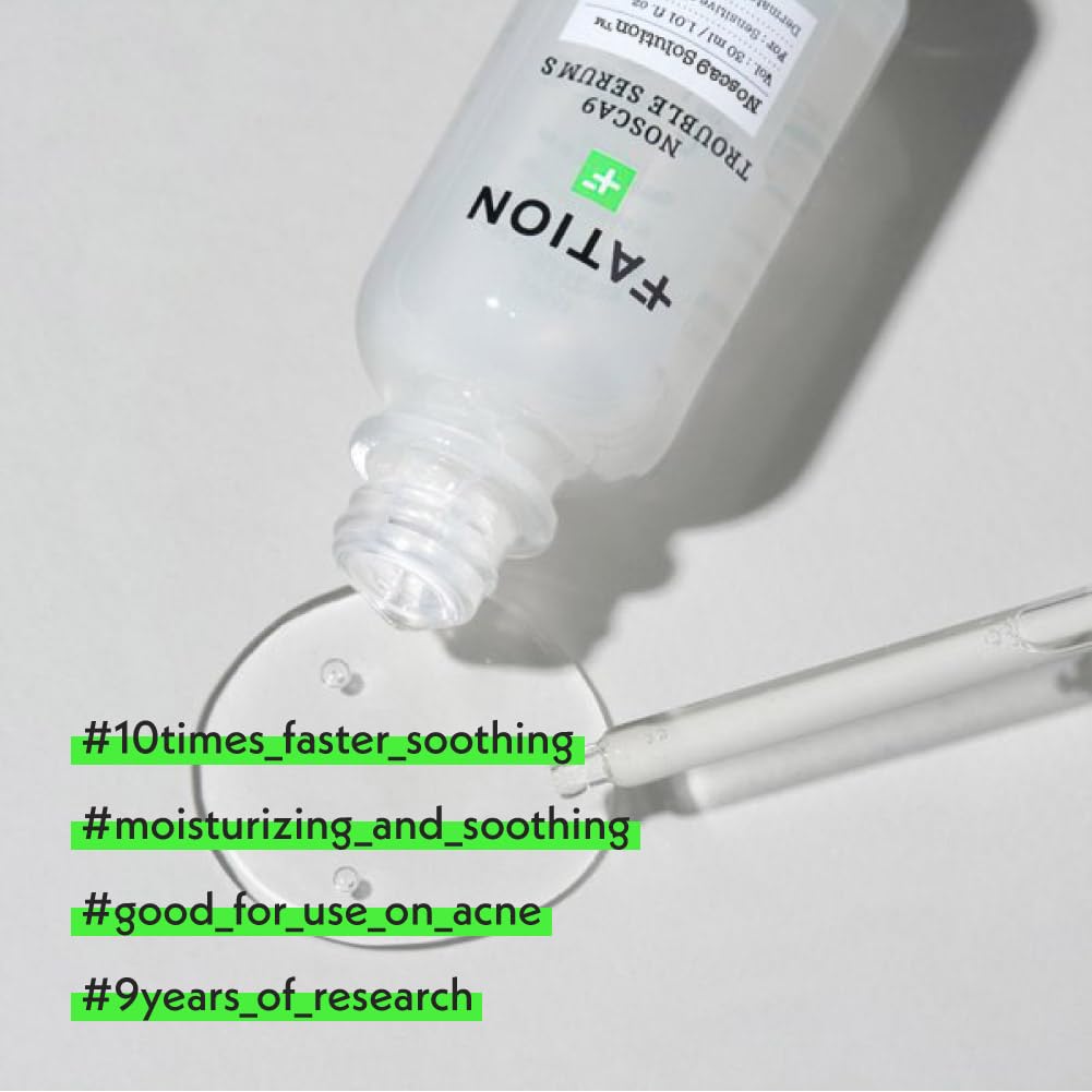 NOSCA9 Soothing Serum S - Rapid Hydrating Calming Serum with 5-Layer Ceramide Complex &Fresh