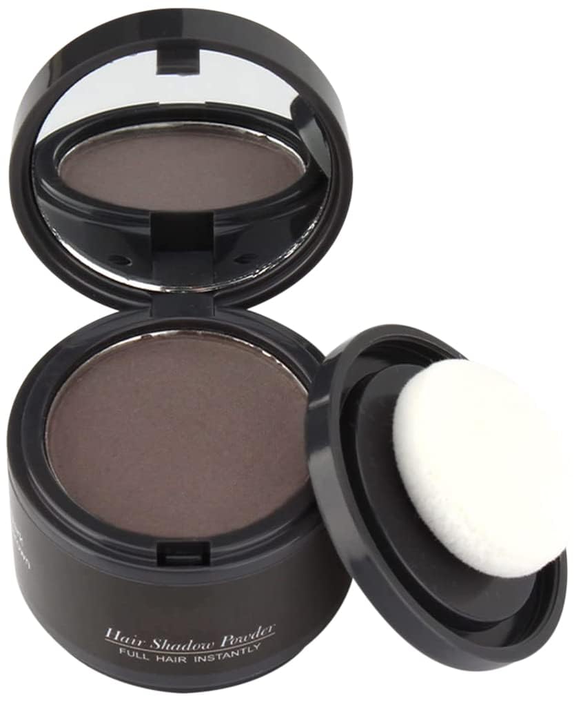 gowwim Hairline Powder(Dark Brown) Hair Root Dye, Instantly Hair Color Shadow Cover Gray Hair Root