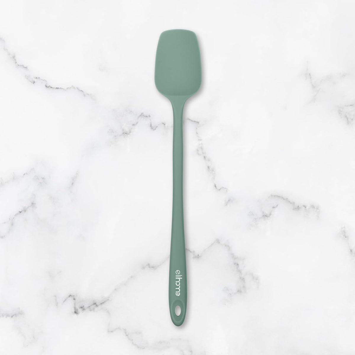 Elihome Skinny Silicone Spoonula - Non-Stick Heat Resistant Silicone Scraper Spatula for Mixing