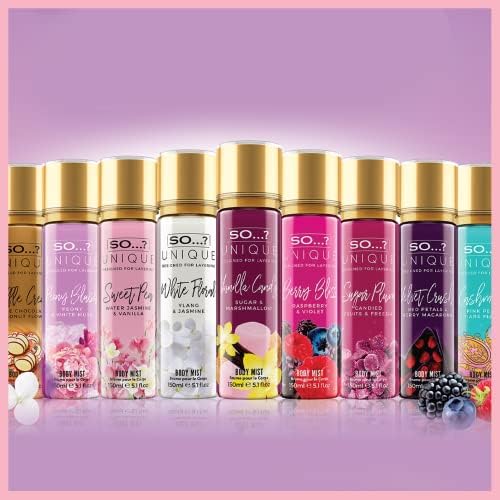 So…? Unique Sweet Pea Body Mist - Perfect Gifts For Women - Vanilla Perfume With Floral, Fruity