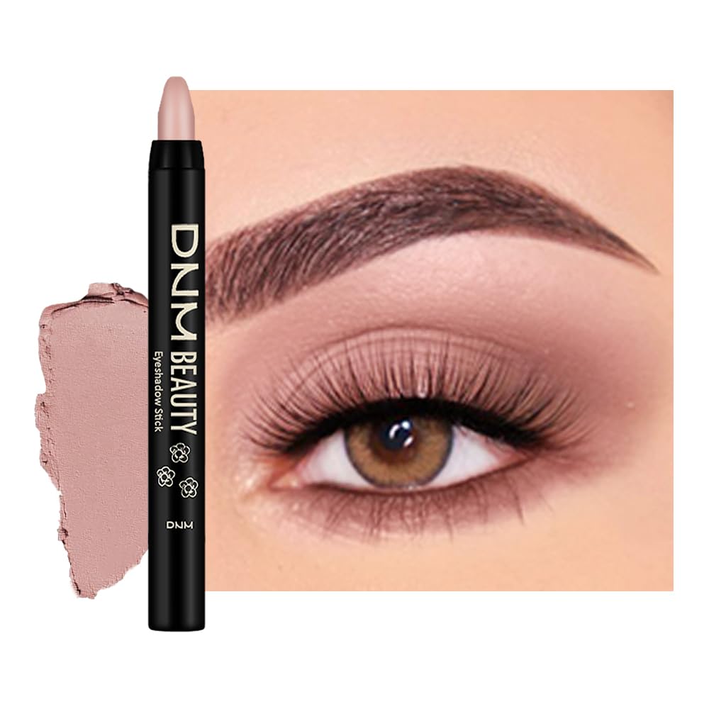 Kaely Cream Eye Shadow Sticks, Nude Pink Matte Eyeliner Pencil Eyeshadow Palette Makeup, Eye