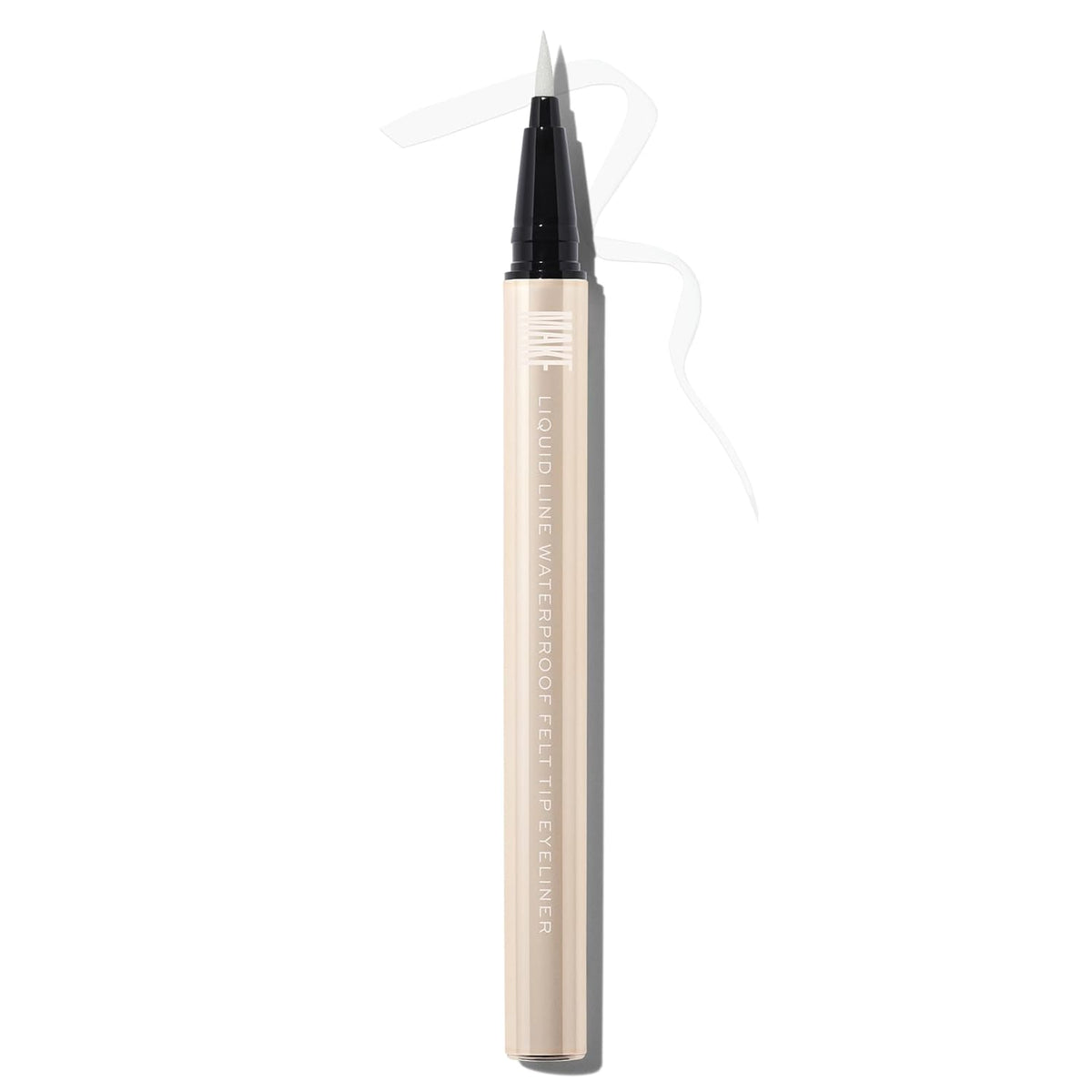 MAKE Beauty Liquid Line Waterproof Liquid Eyeliner Pen. Smudge-Proof Felt Tip for Precise