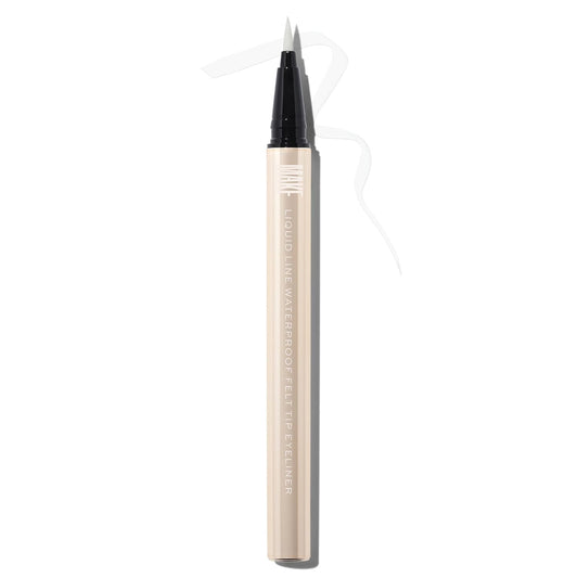 MAKE Beauty Liquid Line Waterproof Liquid Eyeliner Pen. Smudge-Proof Felt Tip for Precise