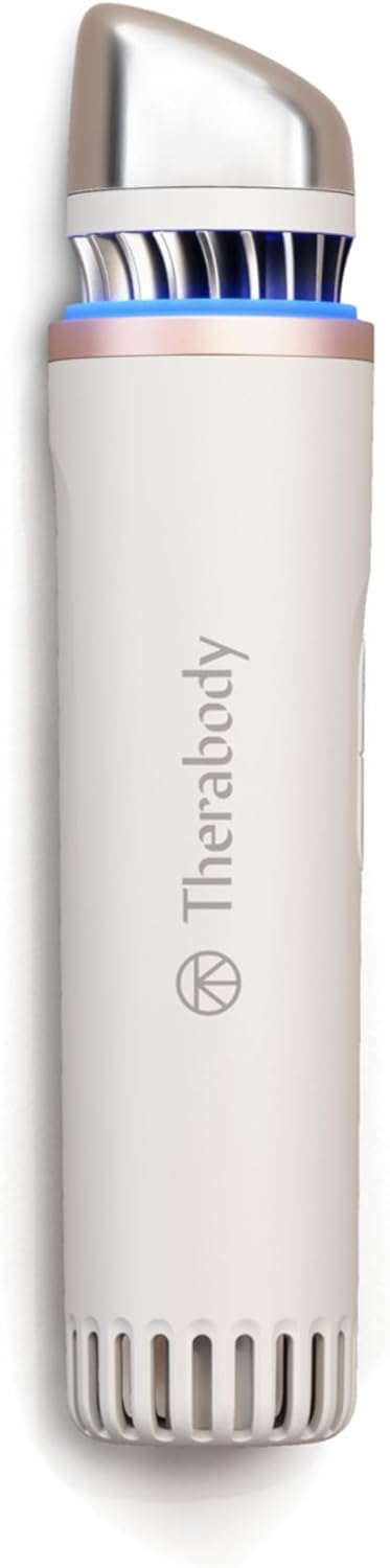 Therabody TheraFace Depuffing Wand – Cold and Heat Skincare Treatment to Depuff and Glow; Beauty