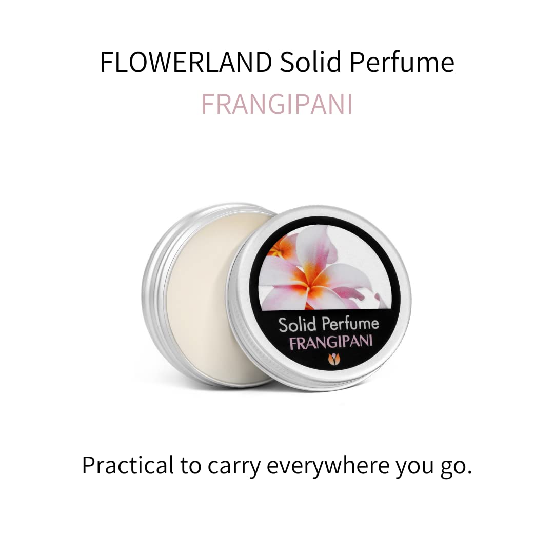 Flowerland Solid Perfume - Portable Pocket Balm Perfume Perfect for Travel Use - Natural Fragrance