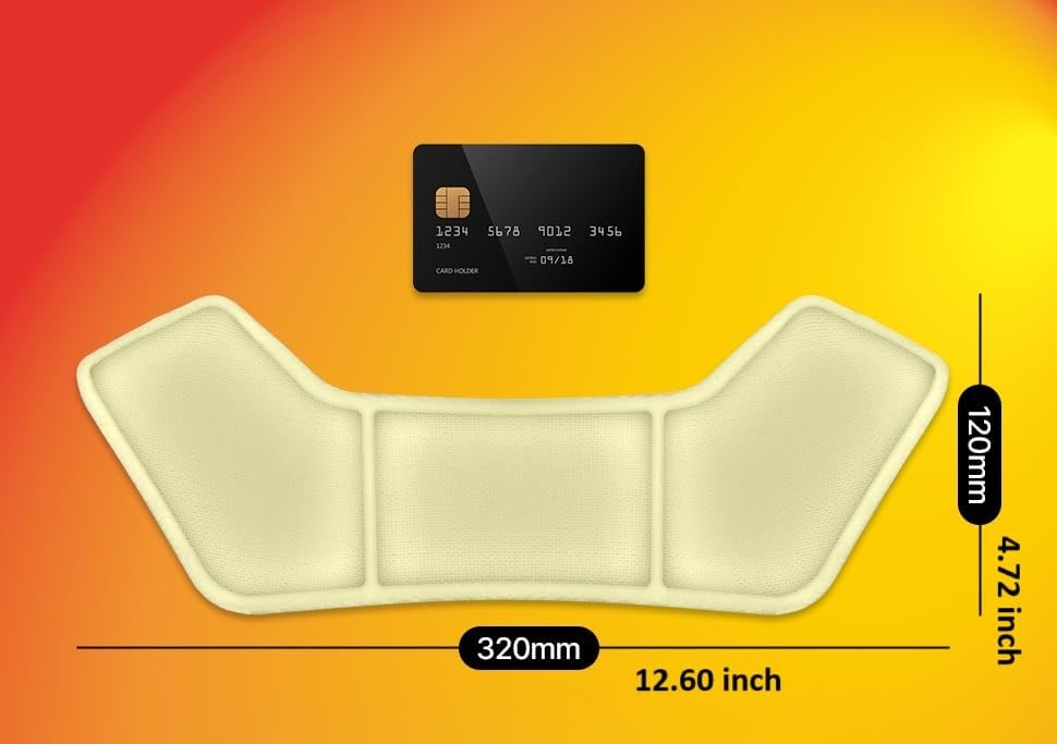 InLife Super Warmer with Adhesive Backing for Shoulder & Body, All Natural & Safe, Wider Area