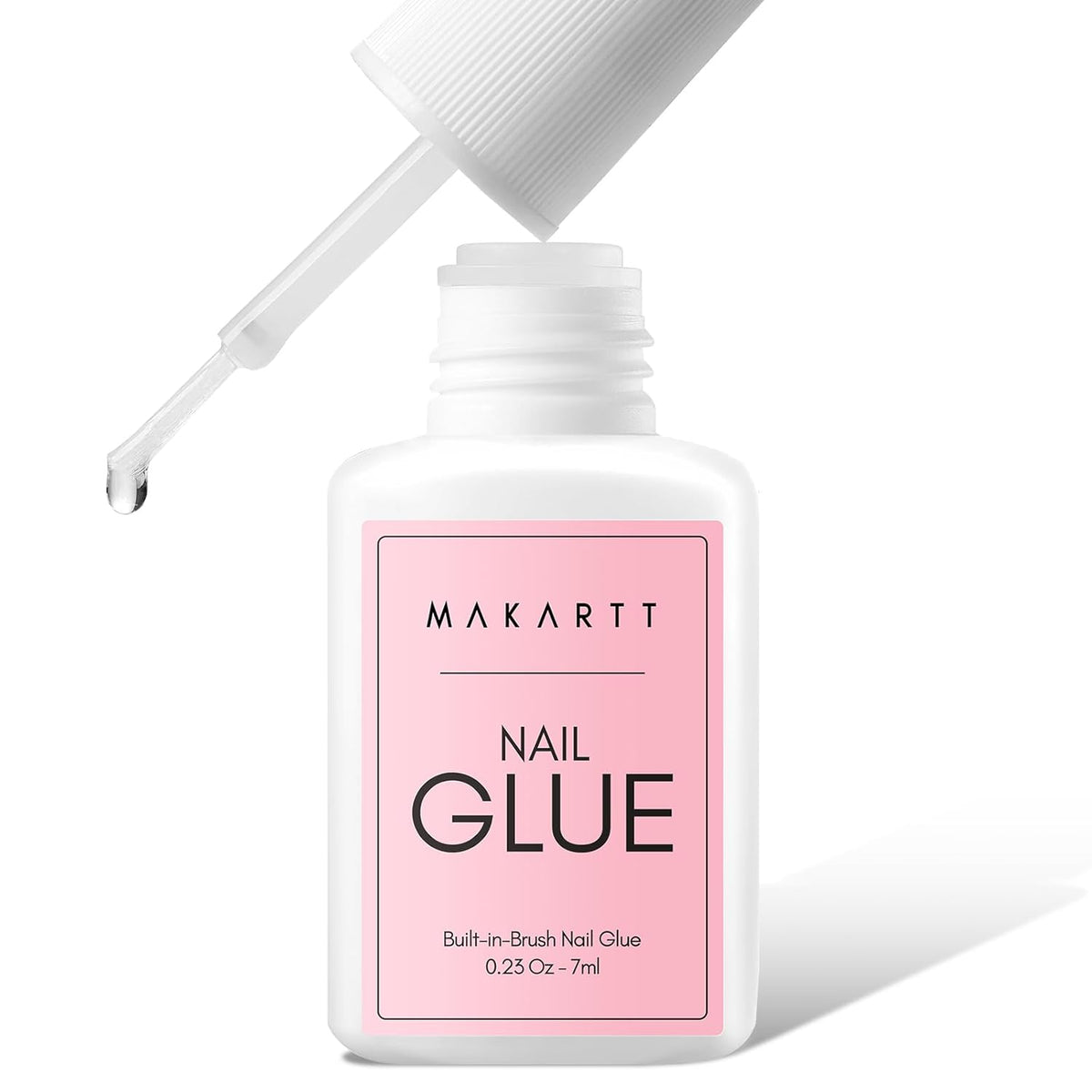 Makartt Super Strong Nail Glue for Press ons: Acrylic Nail Tips-Fake Nails-Salon Quality, Brush On