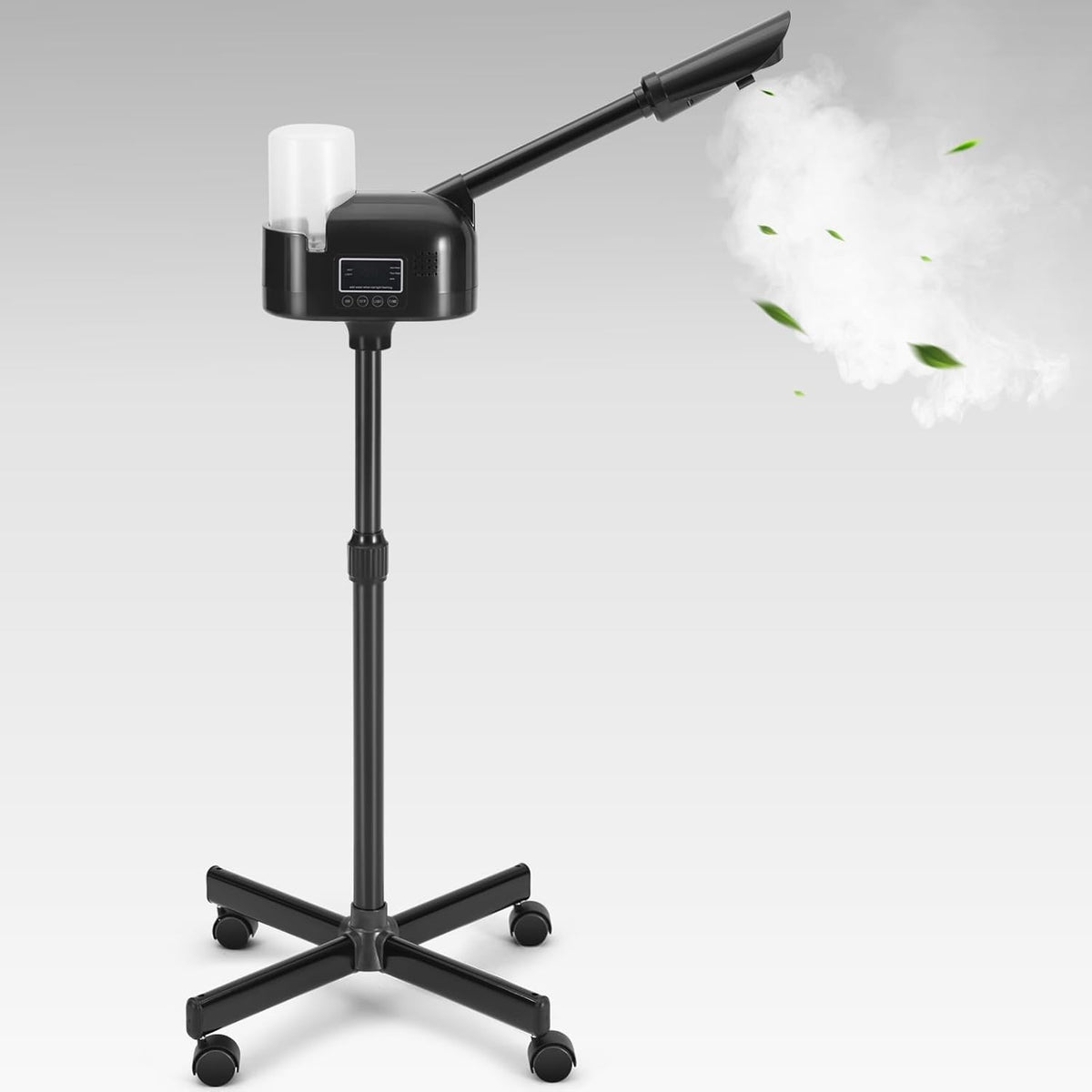 Artist hand Black Facial Steamer Professional Barber Face Steamer for Shaving & Skin Care for