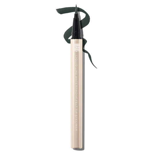 MAKE Beauty Liquid Line Waterproof Liquid Eyeliner Pen. Smudge-Proof Felt Tip for Precise