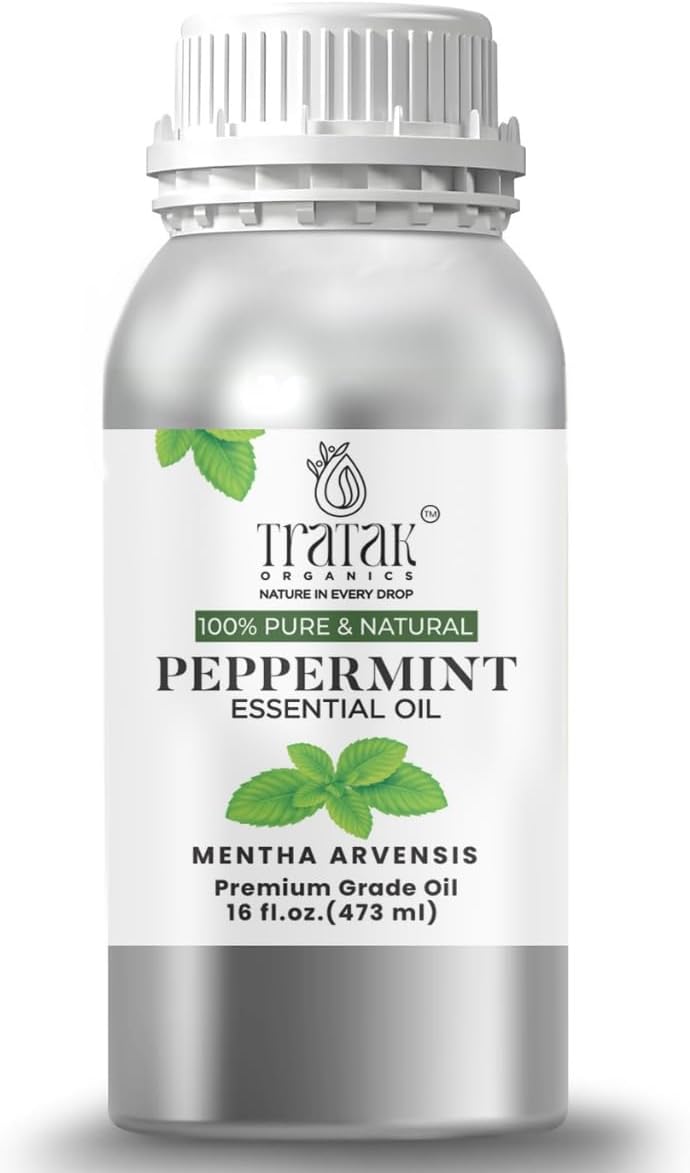 Peppermint Essential Oil - 100% Pure and Natural Oil with Premium Dropper - Undiluted Essential Oil