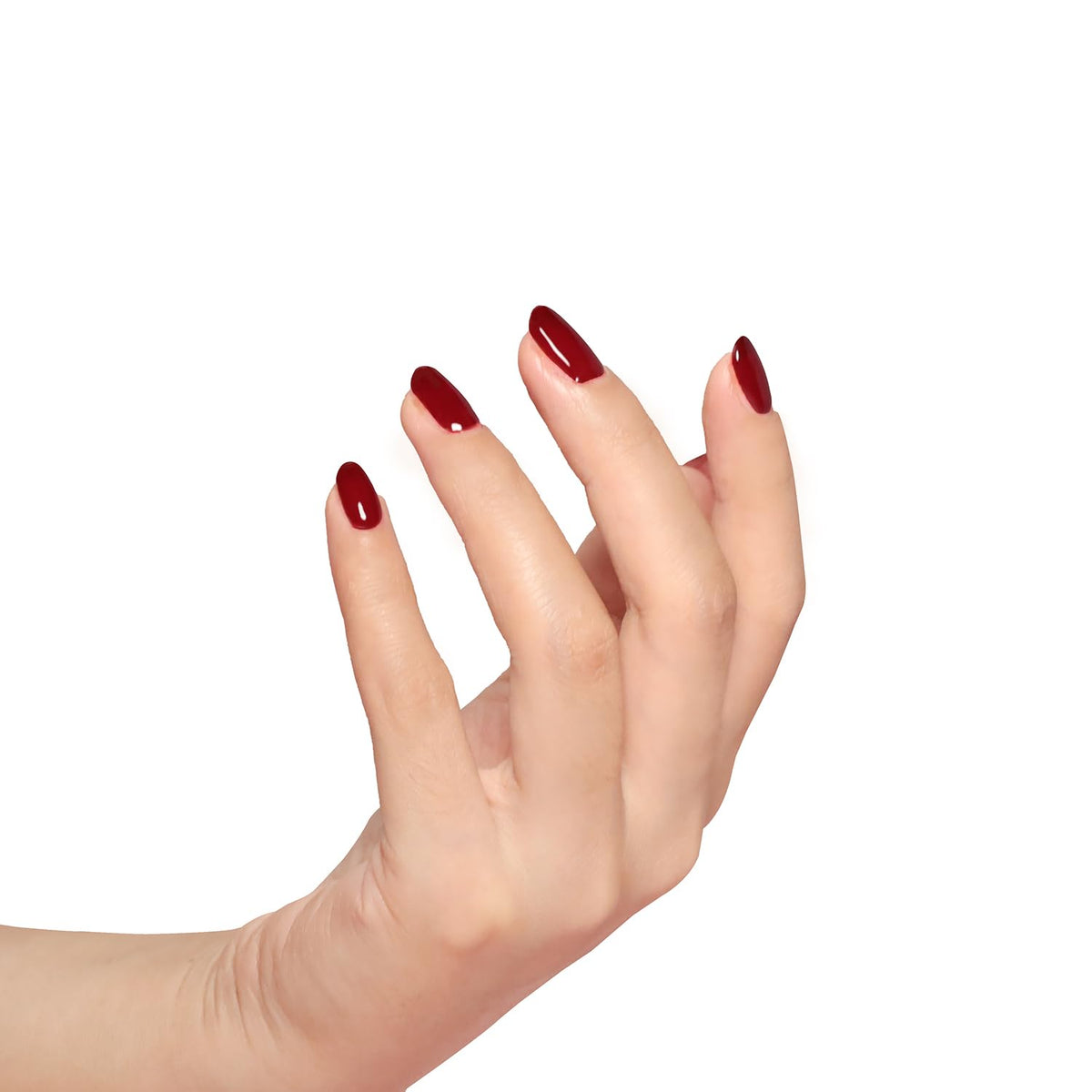 FZANZEST Blood Red Gel Nail Polish, Fall Winter Gel Polish Nail Colors Translucent Burgundy Designs