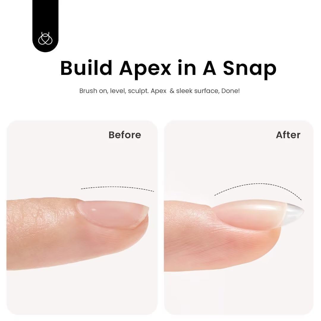 Beetles Hard Gel 8 in 1 60g Clear Scuplted Gel for Nail Extension Sculpting & Overlays High